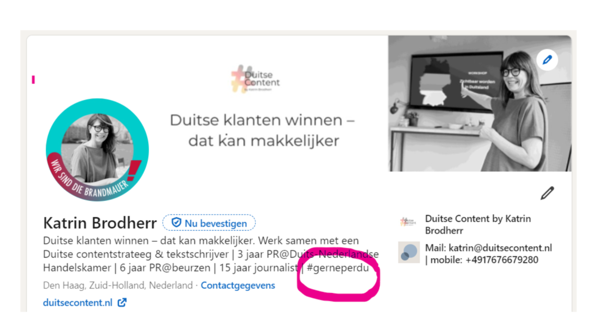U of je – d.m.v. de hashtag #gerneperdu geven Duitsers vaak zelf aan dat je ze mag tutoyeren.