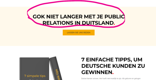 Een AI-vertaler voor websites slaat soms hele alineas over. Dit wil je dus eigenlijk niet.